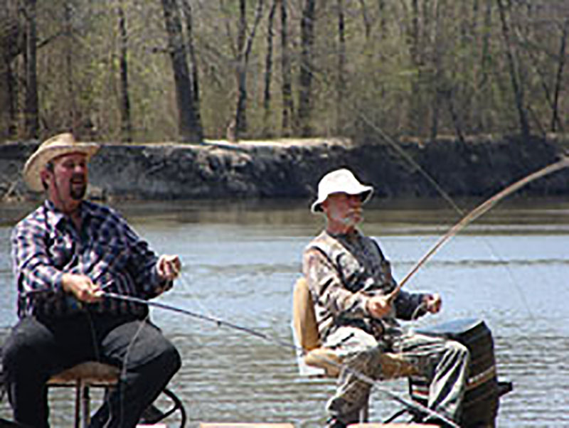 Fishing at Bar-J